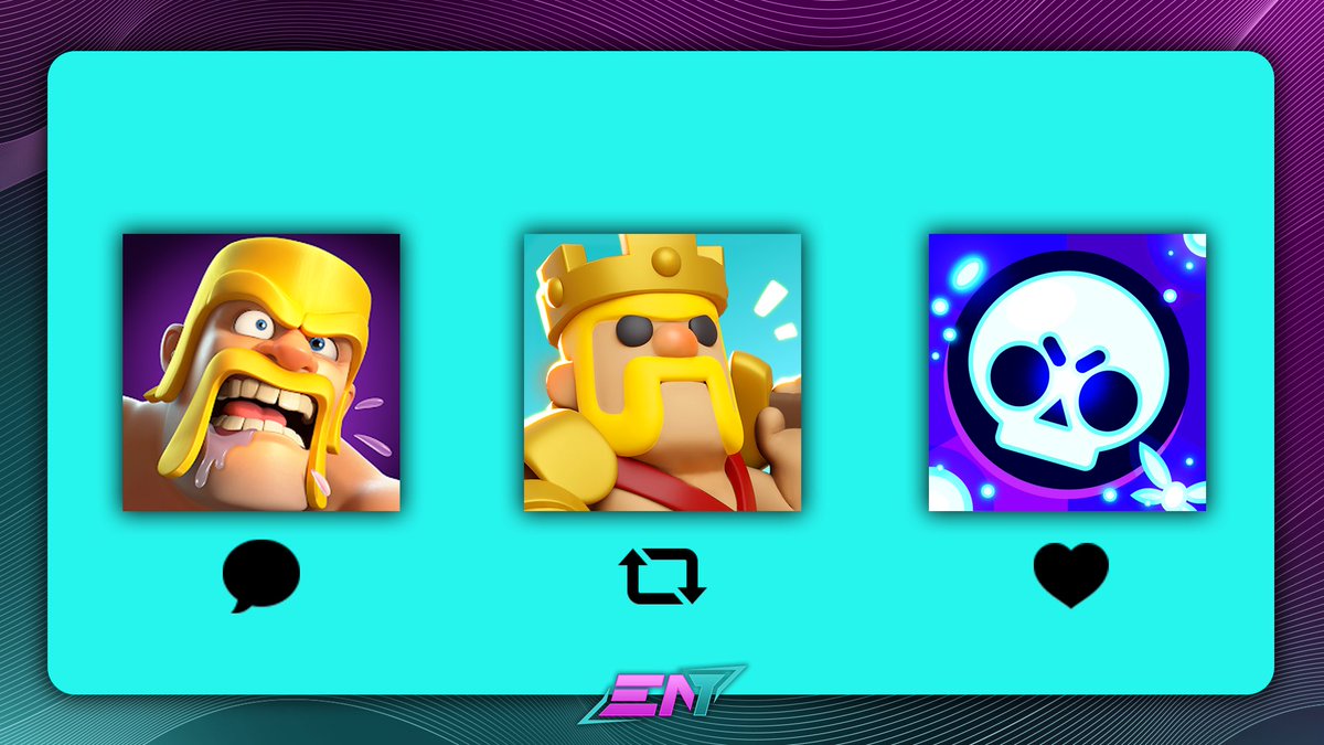 It’s your turn to decide which game wins! 👀

💬 <a href="/ClashofClans/">Clash of Clans</a> 
♻️ <a href="/ClashMini/">Clash Mini</a> 
❤️ <a href="/BrawlStars/">Brawl Stars</a> 

The decision lies in your hands… 

#EN1UP 🚀 #ClashMini