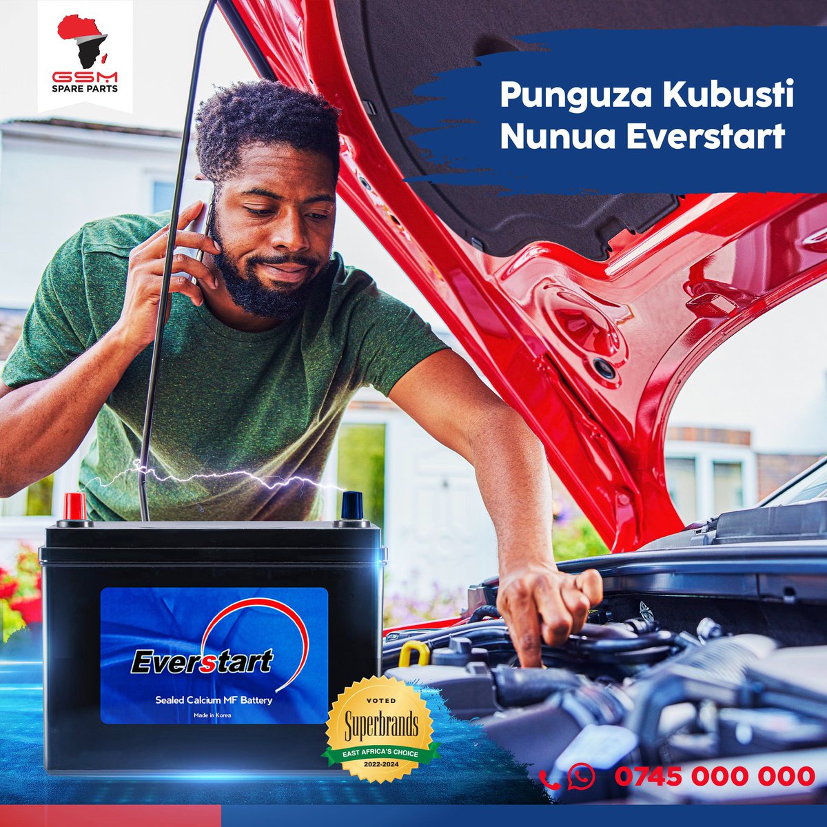 Gsmgroup_'s tweet photo. #Everstart, premium battery..
Chaguo sahihi kabisa kwa gari lako.
#ukiwashaumewasha https://t.co/ftfh0ID9b2