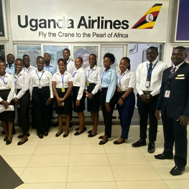 15 of #Kubisaviationcollege  students started their industrial training with #ugandaairlines this week.
We appreciate the partnership between #ugandacivilaviationauthority #Kubisaviationcollege ,  #ugandaairlines  and #menziesaviation