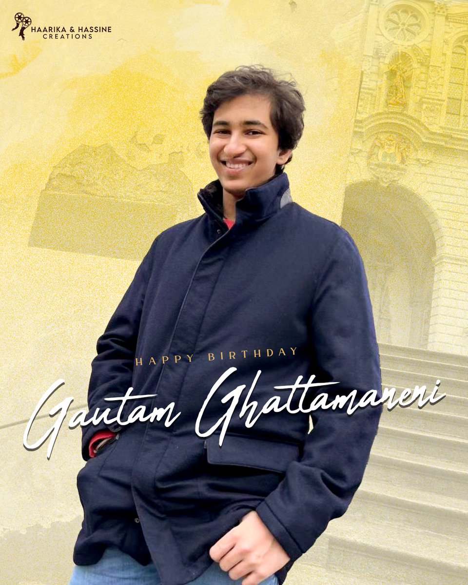 Wishing a very Happy Birthday to our #GautamGhattamaneni ✨

#HBDGautamGhattamaneni