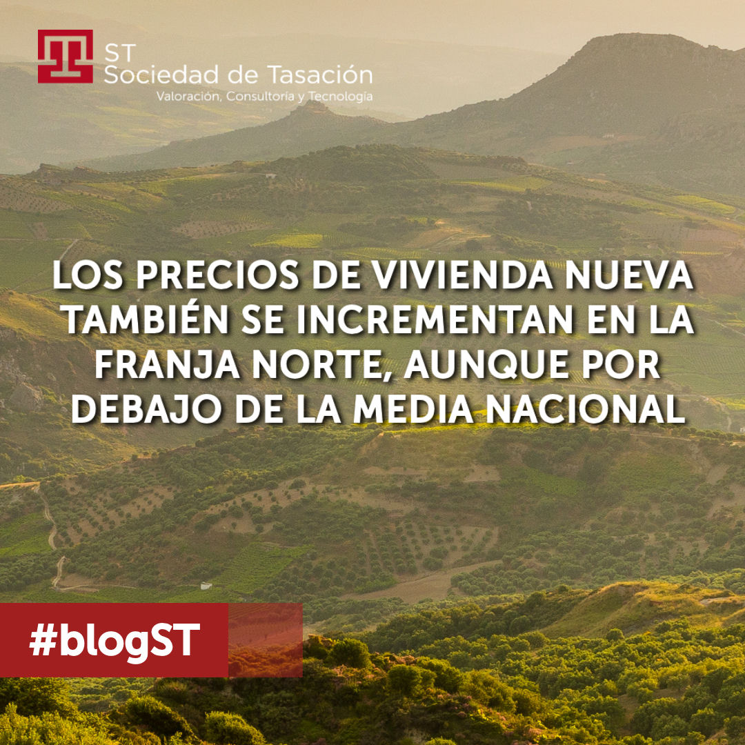 📈Estudio de precios de vivienda nueva en la franja norte de Sociedad de Tasación: El precio de la vivienda nueva supera el 4% interanual en la franja norte, pero crece por debajo de la media nacional. st-tasacion.es/es/mas-alla-de…
#preciosdeviviendanueva