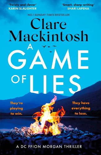 Our last book for #ReadingHour is the gripping thriller by @claremackint0sh, A Game of Lies. Stranded in the Welsh mountains, 7 reality show contestants have no idea what they've signed up for. Each has a secret. Detective Ffion Morgan gets involved when a contestant goes missing