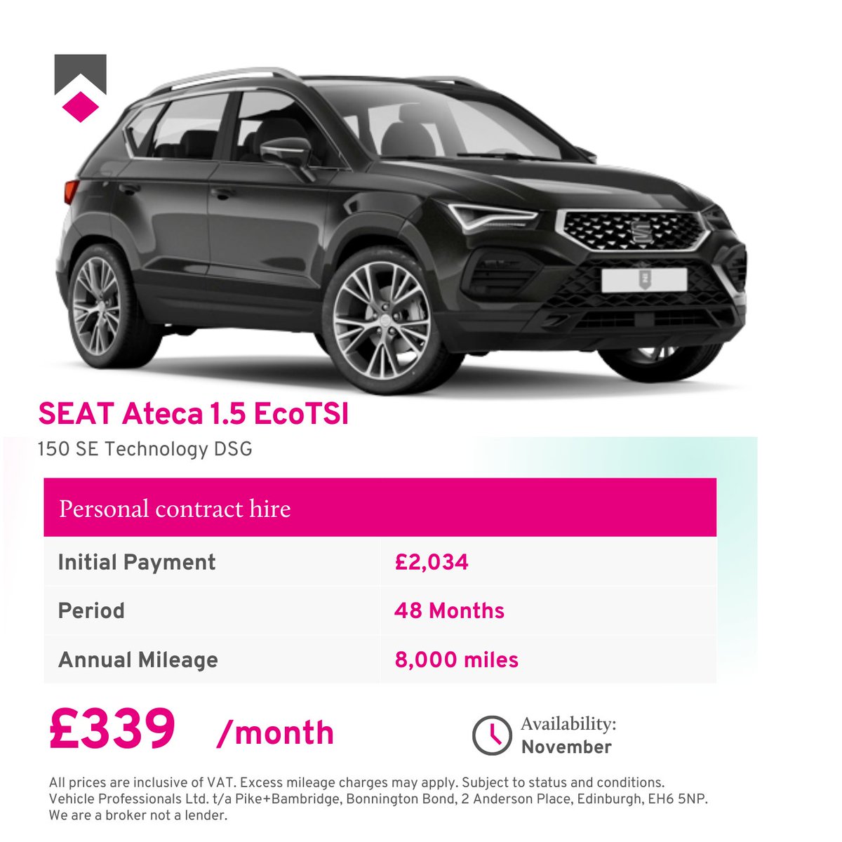 Need a car now?
Need an award winning SUV now?
We've got a <a href="/SEATUK/">SEAT UK</a>  Ateca available right now!

Send us a DM for more details from the team.

#SeatAteca #PCH #CarLease #LuxuryDriving #CarDeals #AutoLease