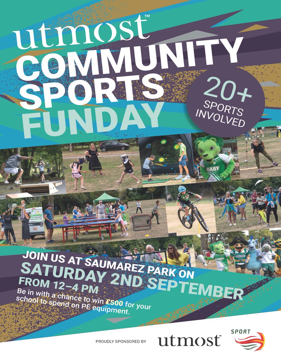 Will you be heading to the Utmost Community Sports Funday at Saumarez Park on Saturday? 

Parking for big events can be a bit of a pain, so why not consider some #ActiveTravel as a warm up?