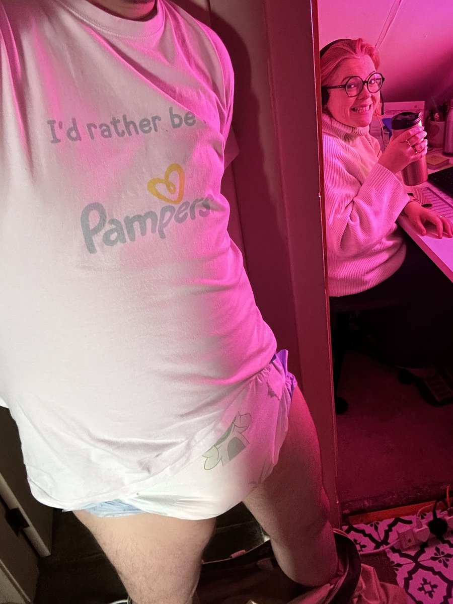 Might have had a tantrum this morning! Mummy said “Pampers is where that cage will always stay. Your getting what you (and a lot of others) asked for, why are you whining 🤷🏼‍♀️” - Sore Bum, Thickly Padded and sent to work 😢