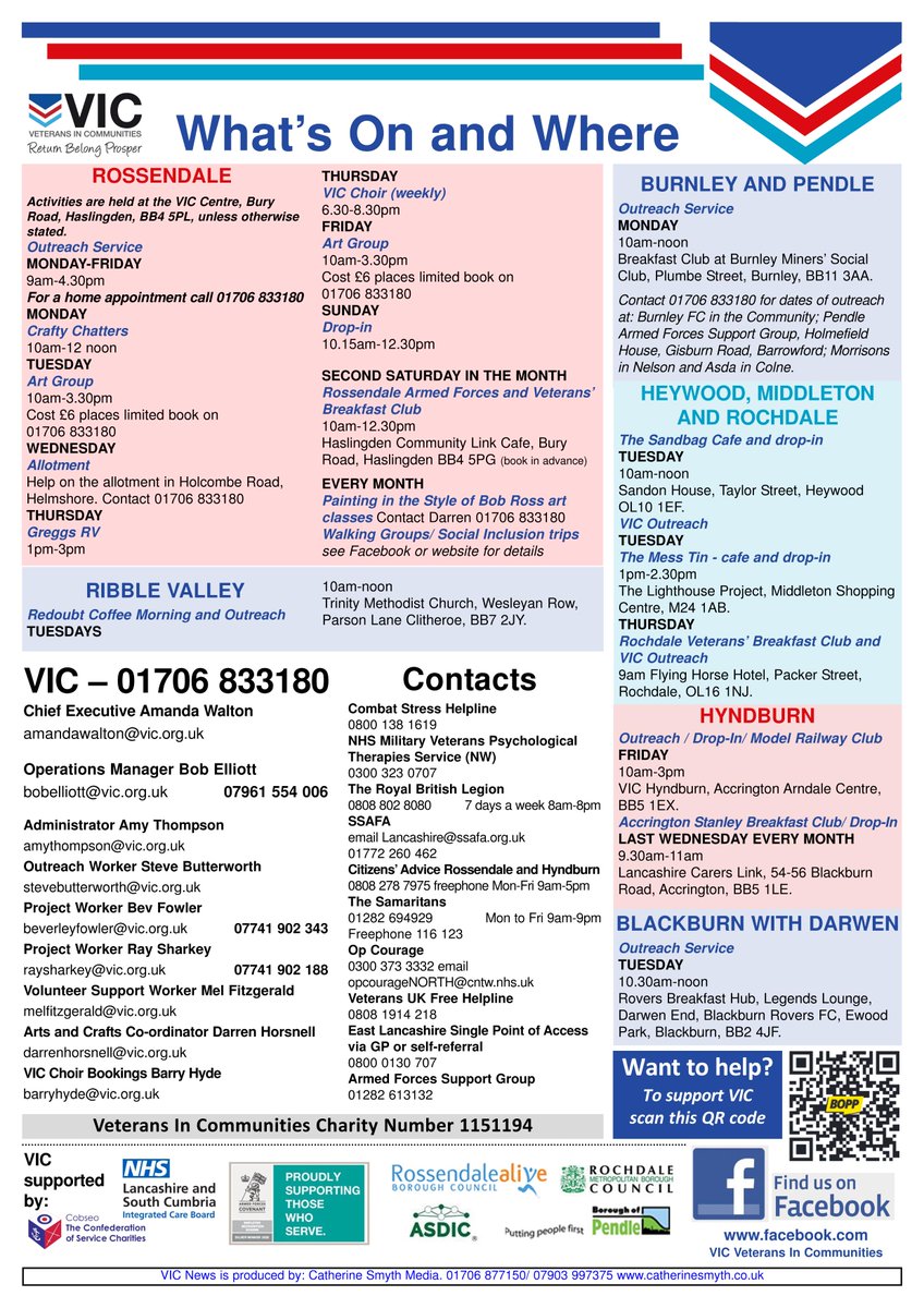 The Veterans In Communities August newsletter is now ready to read and download from our website now. Our website is kept up to date with all our news, services and what's going on.
veteransincommunities.org/news.html