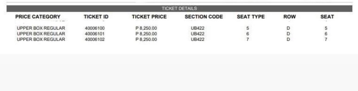 chelslayos's tweet photo. WTS LFB
Post Malone Live In Manila Tickets
3 Tickets - Upper Box Regular
⁃Adjacent Seats
⁃UB422 - Row D - Seat 5, 6 & 7
Loc: QC Area
RFS: cannot attend concert.
DM for price & inquiries! 😊
#PostMalone #PostMaloneInManila #PostMalonePH https://t.co/21ICHPTxmM