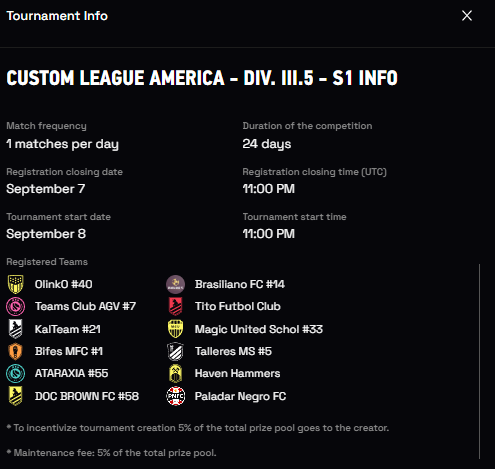 EL TORO está listo con dos equipos LEGEND y PRO para otros dos Custom Leagues de lujo en #MetaSoccer.

VAMOS BIFES!!!!!! 

Desde #Bolivia al #Metaverso. 
 
#EphereFootball