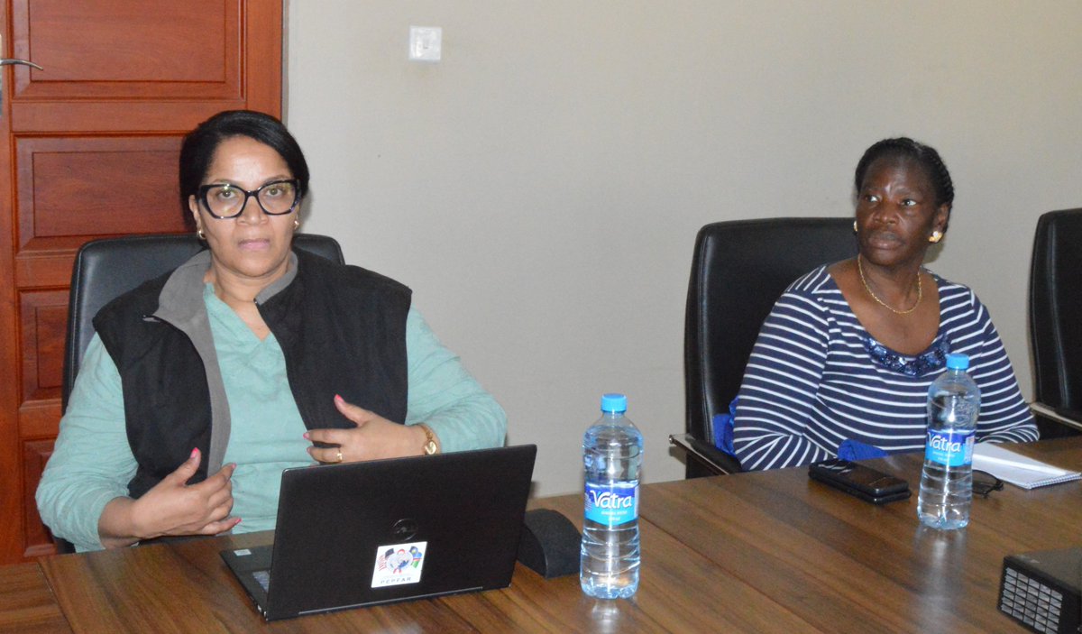 NBA_Zambia's tweet photo. Dr Hilma Nangombe and Clothilde Narib from Ministry of Health and Social Services from Namibia yesterday visited NBA to benchmark. https://t.co/KcXXAstH7z