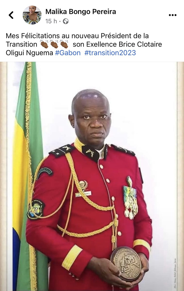 Thierry_Ngogang's tweet photo. FAIR-PLAY

La fille d’Ali Bongo félicite le nouveau président… https://t.co/Odkt6oCSir