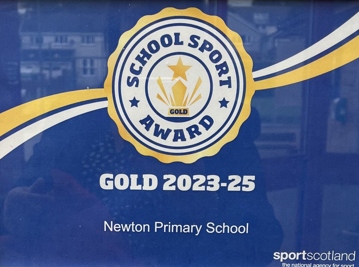 Thank you to everyone who supported Newton Primary to achieve a Gold sportscotland School Sport Award 2023-2025. Special mention to Miss Ingram 🙌🏼🙌🏼👏🏼👏🏼👏🏼🌟🌟🌟