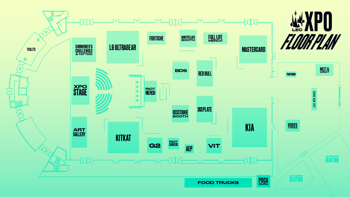 Your Floor Plan for the #LEC XPO in Montpellier!