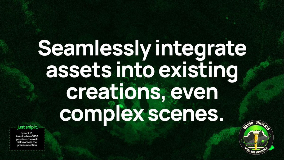 BakedUniverse's tweet photo. Are you:

-Not a 3d creator but curious? 

-Not a 3d creator but curious and intimidated? 

- a 3d creator?

Here’s 8 sentences on how we help, for those with short attention spans (dm for more infos) https://t.co/rIFHkKQEbg