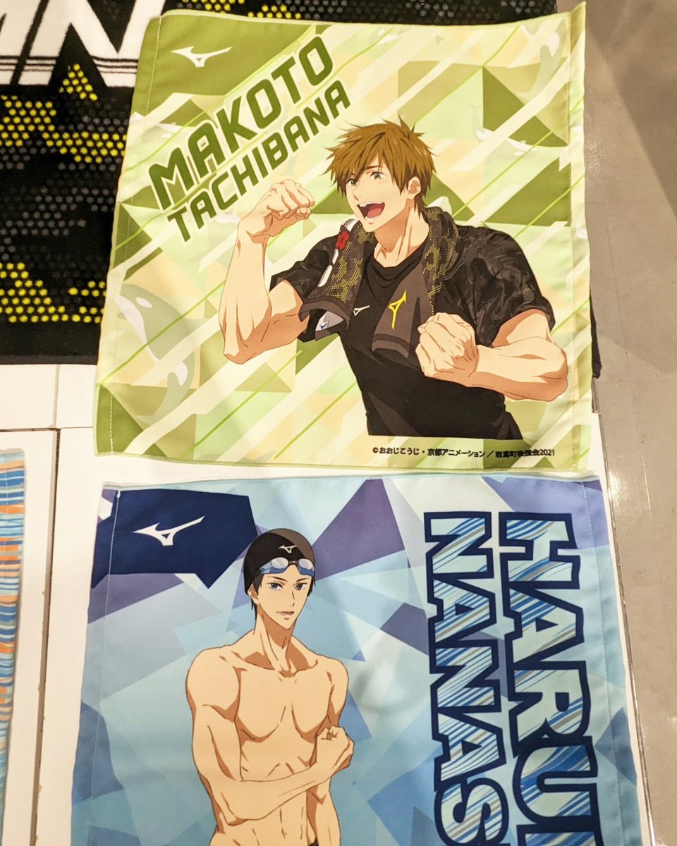hyouring's tweet photo. MIZUNO東京さんに行ってきました。Free!のコラボグッズ、web予約は昨日まで。#FreeFS https://t.co/bU3TEYy87I