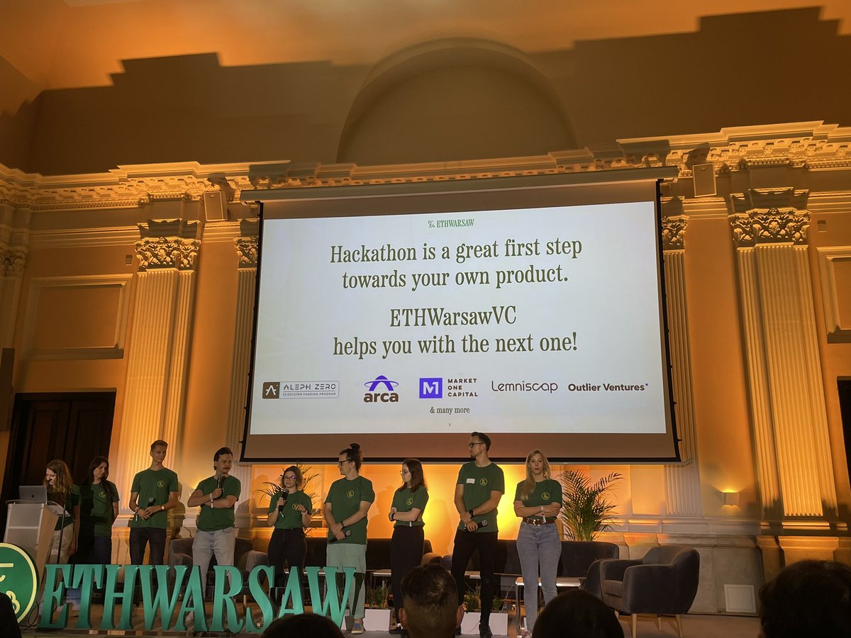 GM <a href="/ETHWarsaw/">ETHWarsaw 🧜‍♀️🇵🇱</a> looking forward to meeting all the builders over next few days, join <a href="/arca/">Arca</a> &amp; friends on VC track tomorrow 🏗️🤝💸