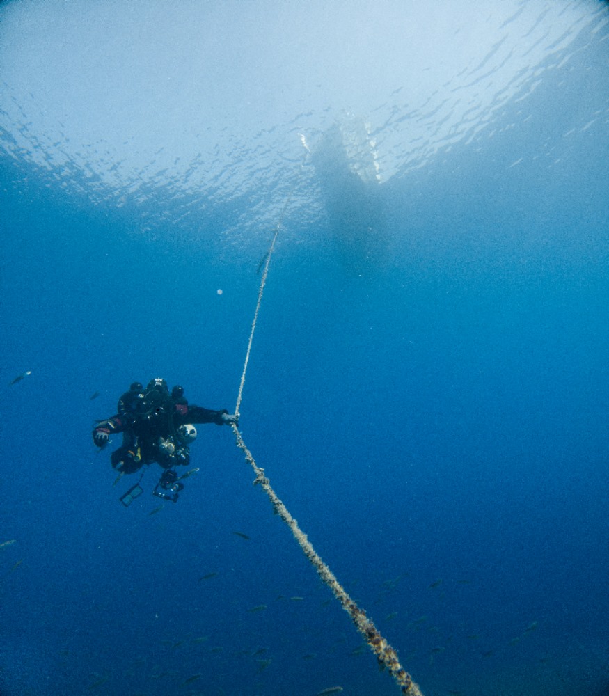 Deco time after a long dive!
.
Many thanks to <a href="/vtsiairis/">Vassilis Tsiairis</a> for his essential help in the research work in Cyprus.
.
📷 <a href="/vtsiairis/">Vassilis Tsiairis</a>  #ccrdiving #tecdiver #ccr #deco #scubadiving #mediterranean