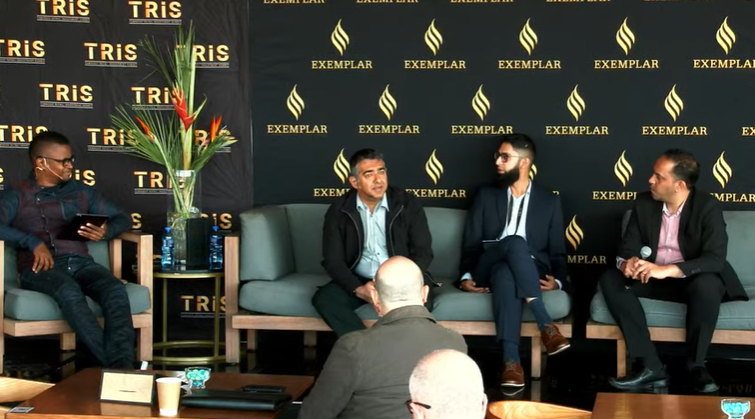 "#SMMEs contribute about 30% to GDP with approx. 50% - 60% of the work force, it is important to assist them," Ridwaan Loonat, Nedbank CIB at #TRIS2023