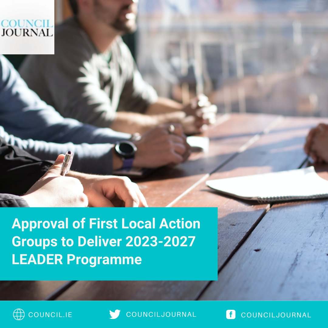 CouncilJournal's tweet photo. Approval of First Local Action Groups to Deliver 2023-2027 LEADER Programme
Read more here: https://t.co/jTCZdryc8M
#Local #ActionGroups #Development #LEADER @HHumphreysFG @DeptRCD @Carlow_Co_Co @TipperaryCoCo @CarlowDev @NorthTippDevCom @sthtippdevco https://t.co/9zl87i2Ksu