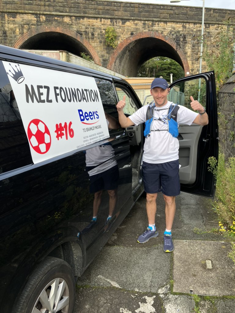 HomeBargainFC's tweet image. Good luck to @johncouch10 who’s running 4 marathons in 3 days to raise funds for the @mezfoundation16 finishing on Saturday which is John Merrills Anniversary 🏃‍♂️ ❤️