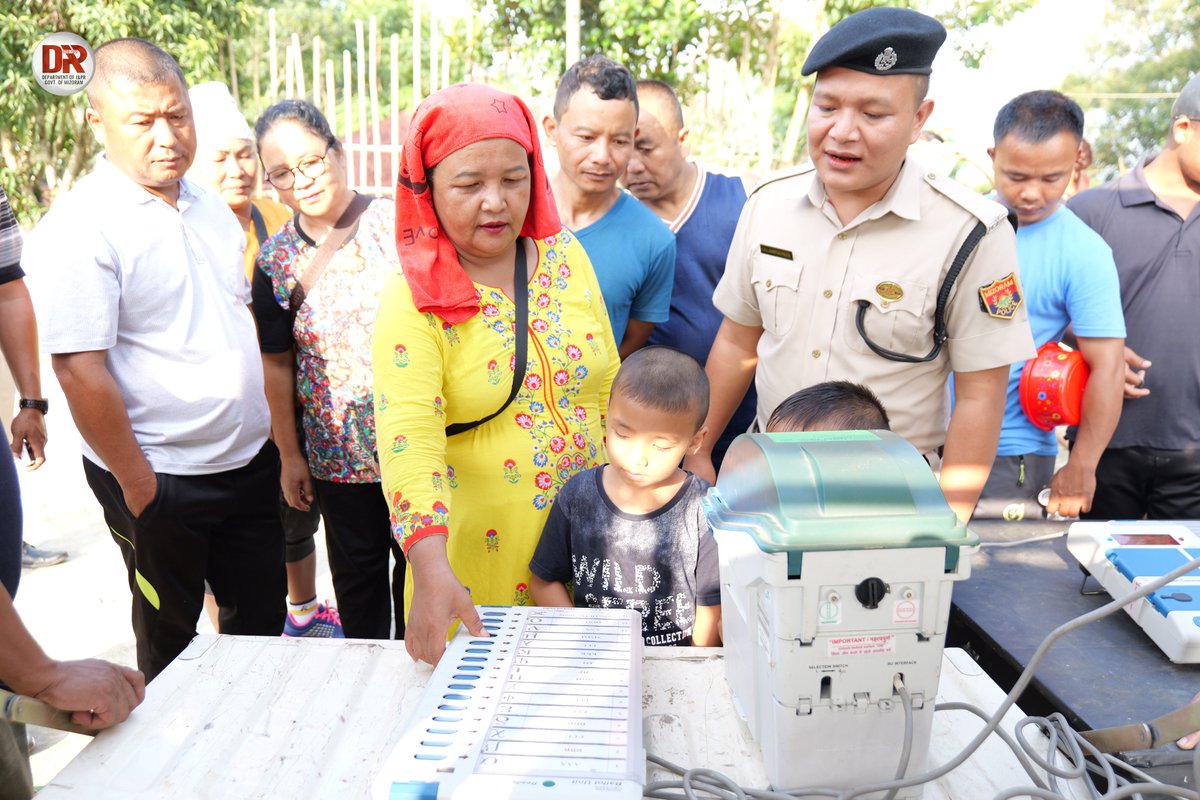 DEO_Kolasib's tweet photo. Promotion of Voter Awareness in Low Voter Turnout Polling Station https://t.co/fa1d2kQLtk