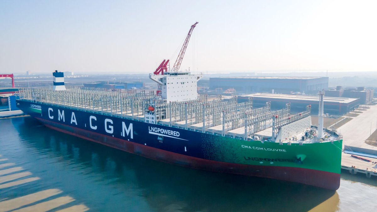 Wärtsilä Corporation (@wartsilacorp) on Twitter photo #HotOffThePress – We will supply the #LNG Fuel Gas Supply systems for 4 new #ContainerVessels being built for <a href="/cmacgm/">CMA CGM Group</a> at the Hudong Zhonghua Shipbuilding yard. wartsi.ly/3QZE7C4
#PressRelease #GasSolutions #HotOffThePress – We will supply the #LNG Fuel Gas Supply systems for 4 new #ContainerVessels being built for <a href="/cmacgm/">CMA CGM Group</a> at the Hudong Zhonghua Shipbuilding yard. wartsi.ly/3QZE7C4
#PressRelease #GasSolutions