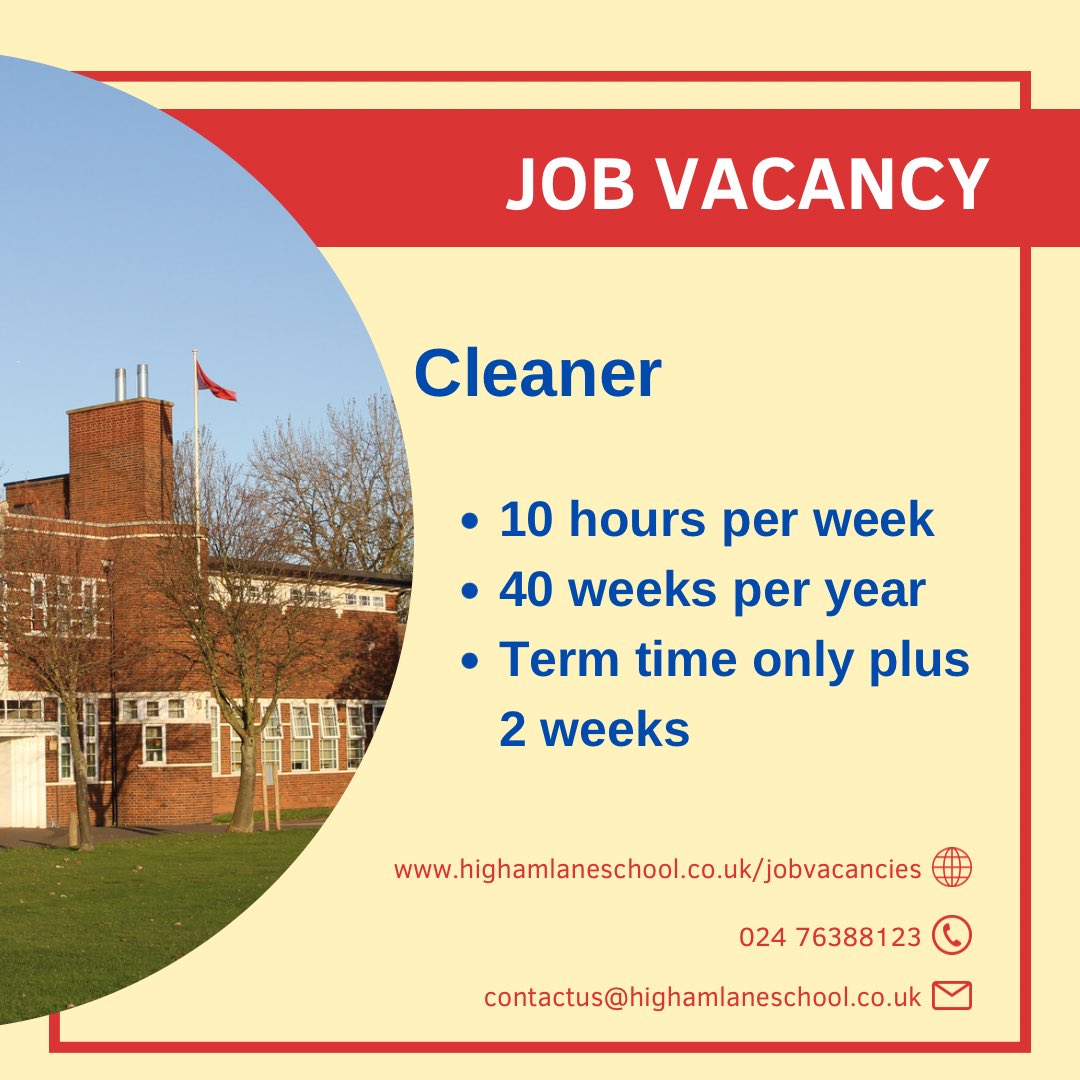 🚨CURRENT VACANCIES🚨