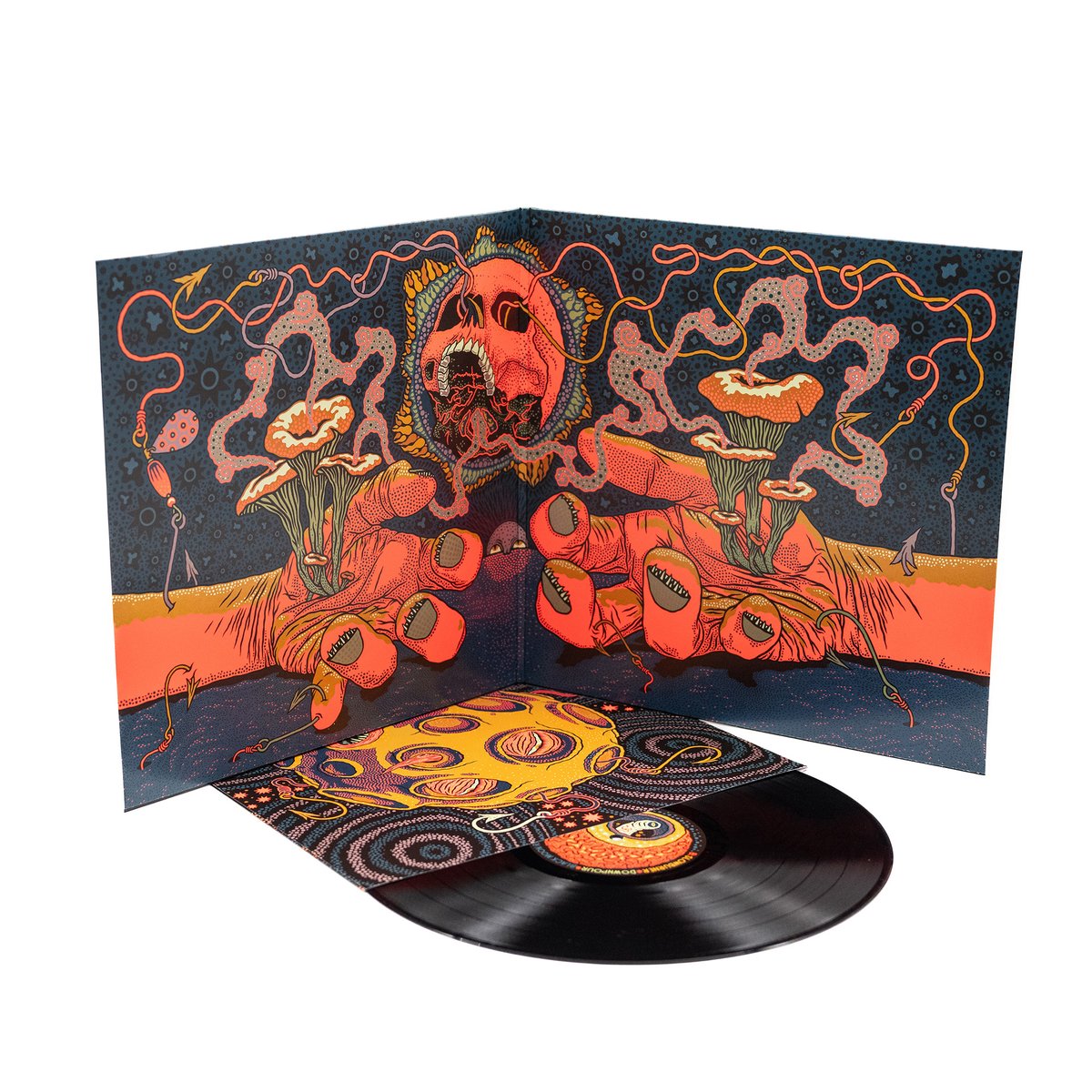 This is the classic black vinyl edition of Swedish psych doomers Domkraft's fourth album, 'Sonic Moons', available now in our shop: lnk.spkr.media/sonic-moons