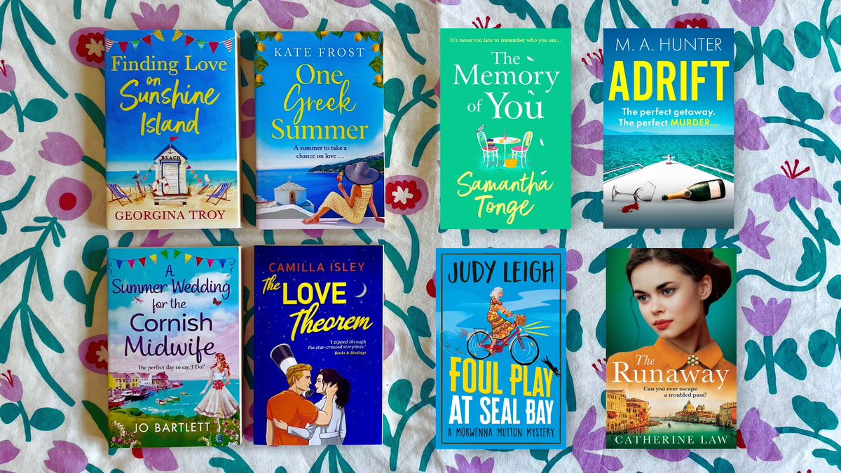 BoldwoodBooks's tweet photo. ☀️ GIVEAWAY ☀️
Take some summer sunshine with you into the autumn! We want to give you the chance to win FOUR paperbacks and FOUR e-books of our summer titles if you:

🌴 Follow us
🌴 Like &amp; reply to this tweet

Ends at midnight 23rd September! 🚨 T&amp;Cs: https://t.co/yDP1HevFa6 https://t.co/Ev2z9vdpMM