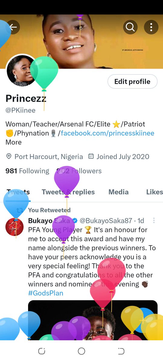 A glorious birthday to me