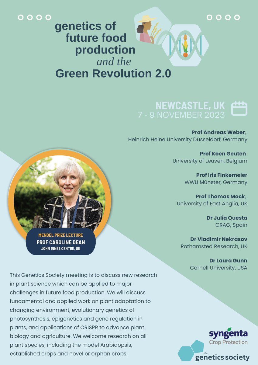 Patty Lopez (@lopezcalcagno) on Twitter photo Interested in Plant genetics and Food security? Consider attending the <a href="/GenSocUK/">The Genetics Society</a> meeting this November in Newcastle! #GeneticsFoodRevolution
my.genetics.org.uk/item.php?event… Interested in Plant genetics and Food security? Consider attending the <a href="/GenSocUK/">The Genetics Society</a> meeting this November in Newcastle! #GeneticsFoodRevolution
my.genetics.org.uk/item.php?event…
