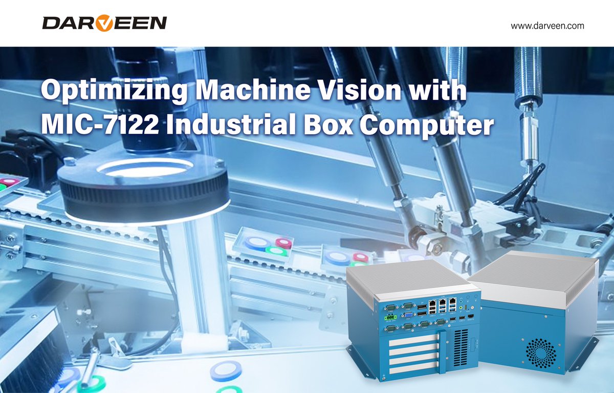 DarveenTechnol2's tweet photo. The Darveen MIC-7122 Industrial Box Computer is designed for machine vision applications and offers powerful computing capabilities and comprehensive connectivity options.
👉 Learn more: https://t.co/738BwsAXHJ
#DarveenProductsRecommend #Industrialboxcomputer #ipc #embeddedpc https://t.co/PEUItzd5RA