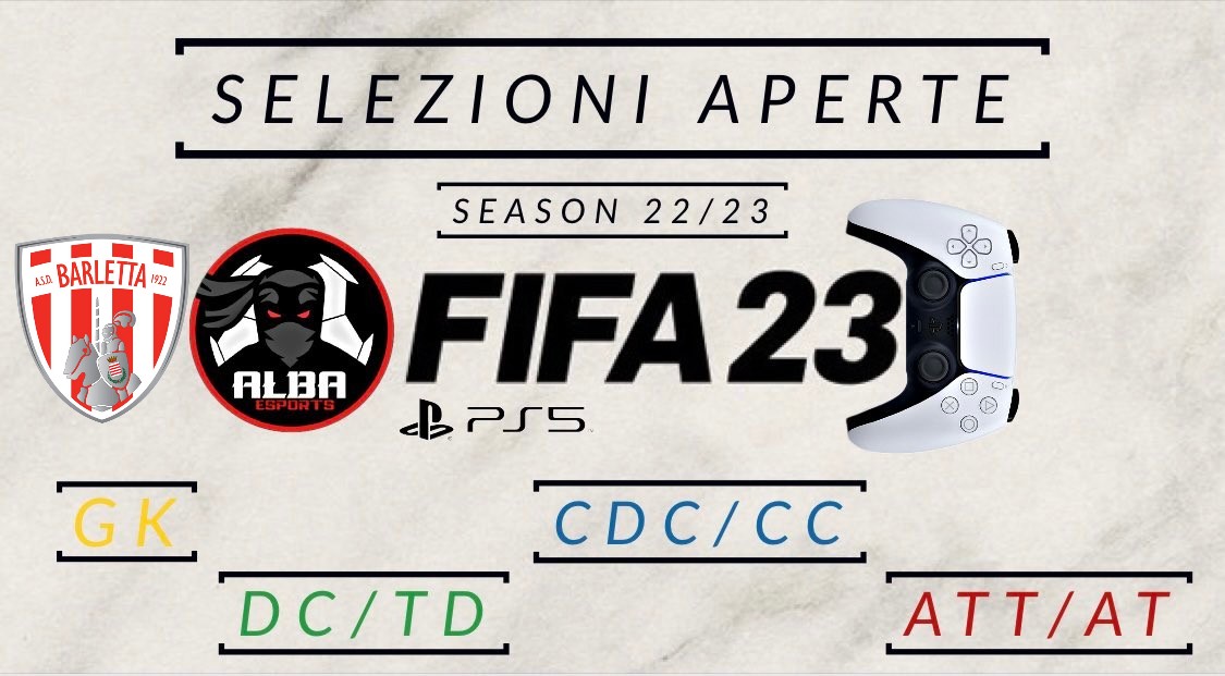 AlbaProclub's tweet photo. Riapriamo le selezione nei seguenti ruoli:

🧤 POR
🧱 DC
🧠 CDC
💥 COC
⚽️ ATT

Moduli 3-5-2/4-3-2-1
Valutiamo player con esperienza e serietà 🔴⚫️

@Tutto_ProClub @ProClubRTutto @RTAllProClub @TuttoMercatoWeb @ProClubRetweet_ @RT_PROCLUB @NewsProclub https://t.co/54QxGrPOEa