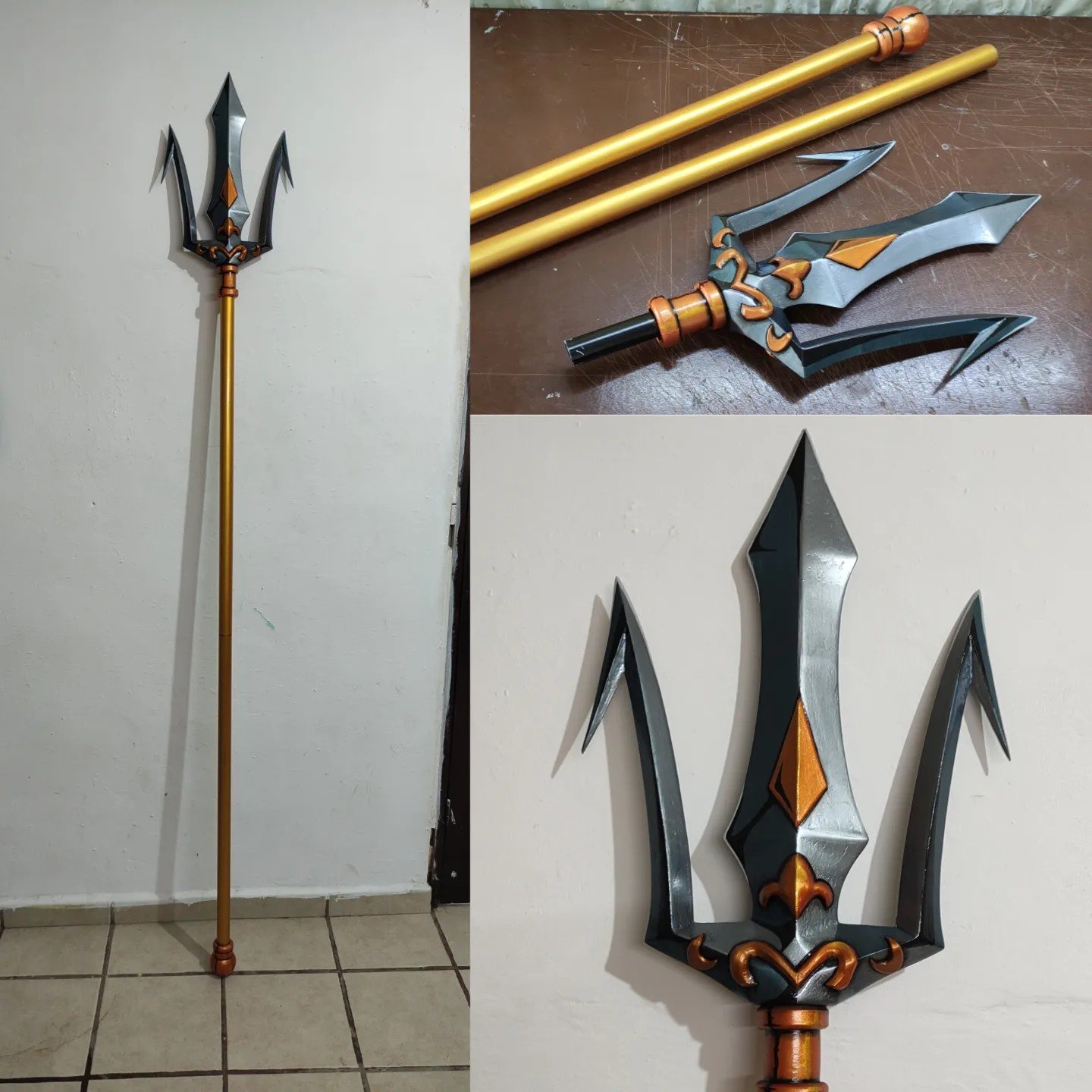 One Piece Charlotte Katakuri Spear Cosplay Weapon Prop