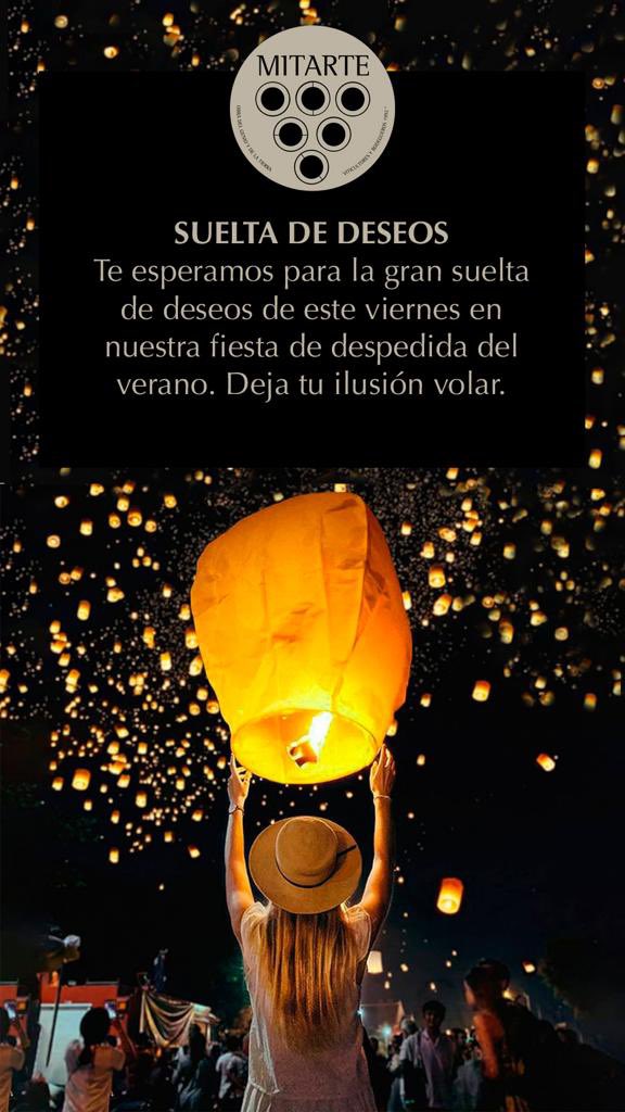 Pide tus deseos para este invierno con un buen vino en <a href="/BodegasMitarte/">Bodegas Mitarte</a> 
Es viernes 1 de Septiembre, te esperamos en la ultima fiesta del verano. ✨🌅🍷🎶