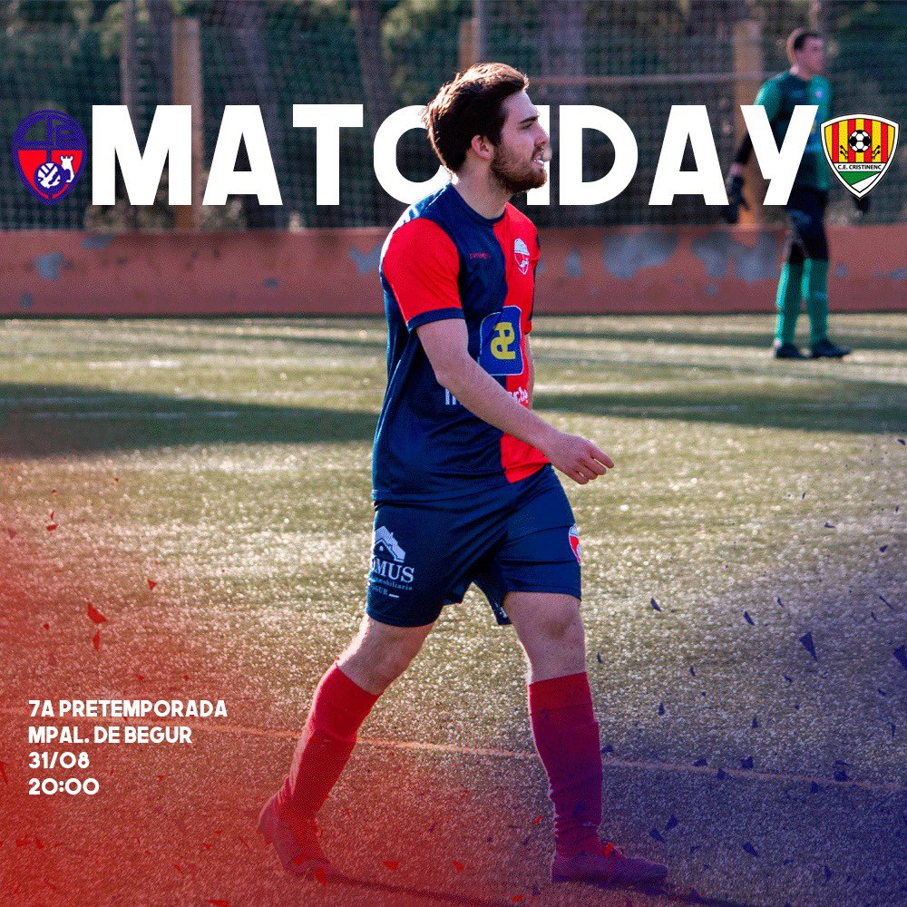 Avui tornem a jugar com a locals enfront el Cristinenc CE! A les 20:00h al municipal!
#UnPobleUnsColors