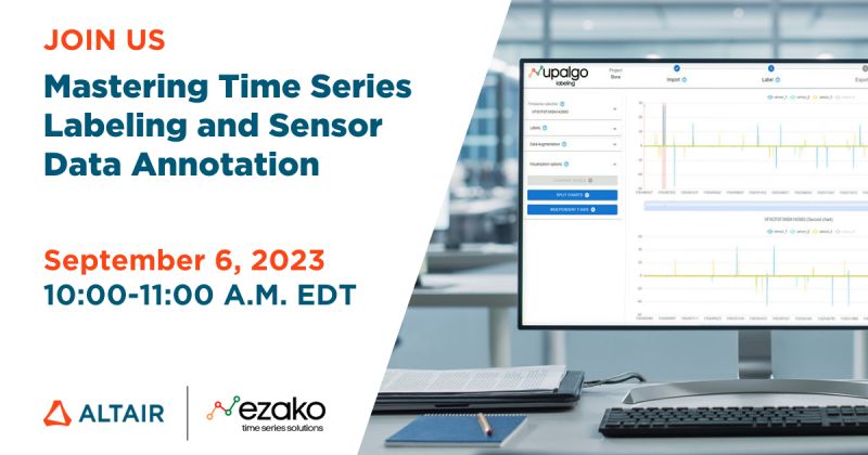 Upalgo Labeling is now available through the #AltairPartner Alliance.

Join us for an exciting webinar co-hosted in partnership with Altair. During the webinar, we will guide you through the remarkable capabilities of our time series labeling platform.

web.altair.com/2023-webinar-u…