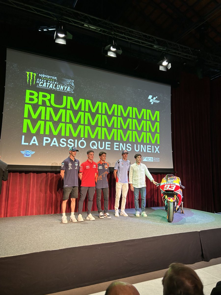 Ahir vam anar a la presentació oficial del Gran Premi de Catalunya de <a href="/MotoGP/">MotoGP™🏁</a> al <a href="/ElBornCCM/">El Born CCM</a>.  🏍

Gràcies per confiar en nosaltres per a ser part de l'equip amb la realització de la campanya de comunicació! <a href="/Circuitcat_eng/">Circuit de Barcelona-Catalunya</a> ❤️‍🔥 

#CatalanGP #RacingTogether #MotoGP