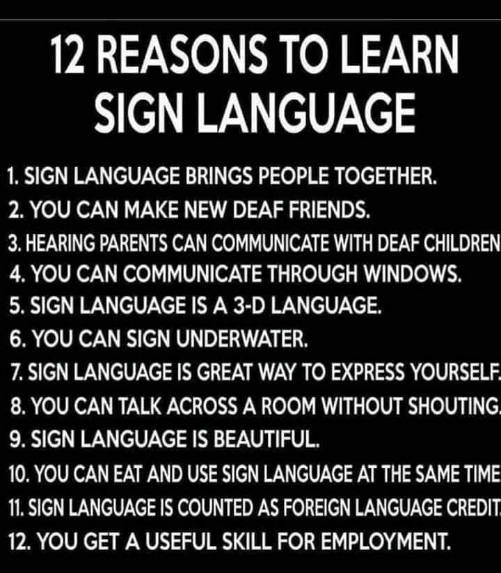 KnadInfo's tweet photo. Dive into the Deaf culture and inclusivity by learning Kenyan sign language create meaningful connections through the beauty of sign language. 🤝✨These are some of the reasons to learn #SignLanguageInclusivity"#kenyansignlanguage https://t.co/zipyXcQNQF