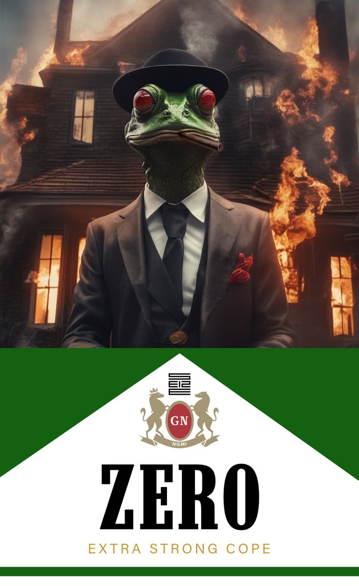 'ZERO'

Have a smoke till ZERO &amp; you'll be fine!

FREE Claim
Edition of 169, max. 3 per addy
Link below 👇

Inspired by <a href="/dredogue/">Dre Dogue</a> &amp; <a href="/0xTjo/">tjo</a> 🙏