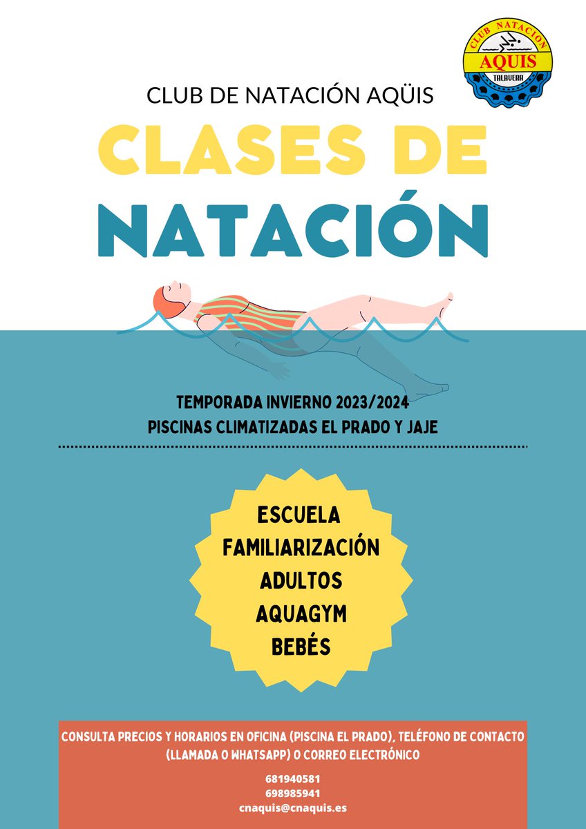 Ponemos fin a una gran campaña de verano 2023. Gracias a todos por la confianza depositada en nuestro club. Nos vemos a partir del 11 de Septiembre en las piscinas climatizadas.

Salud + Aprendizaje + Diversión = Natación.

#Natación
#ClubNataciónAqüis