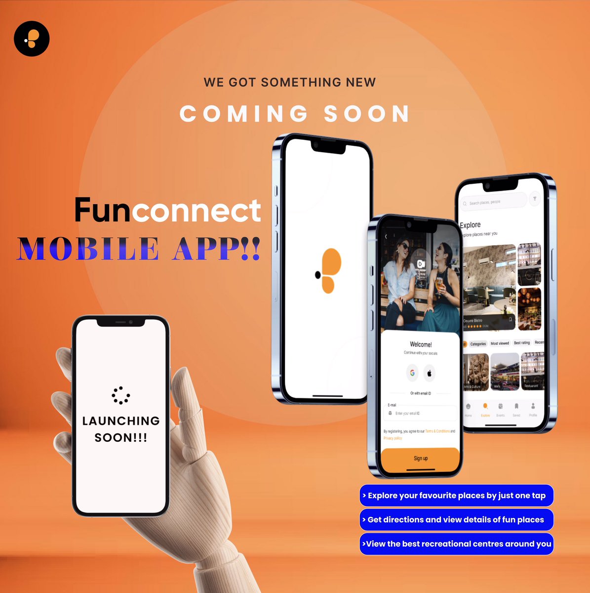 🌟 We’re thrilled to announce the upcoming release of our brand-new mobile app that will connect you to fun places right in your neighborhood & beyond. Whether you’re an iOS or Android user, get ready to embark on experiences with just a tap. Stay tuned for the big launch 🗺 📱