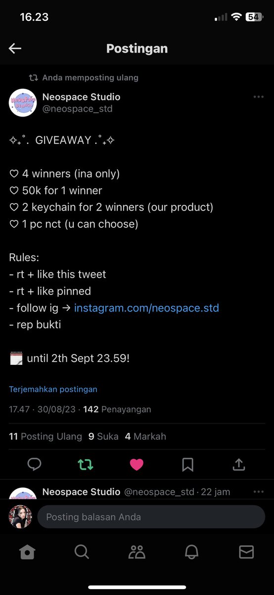 cigaretteswrite's tweet photo. @neospace_std done kak, wish me luck🥳🫰🏻 https://t.co/7Rgb6gOyYJ