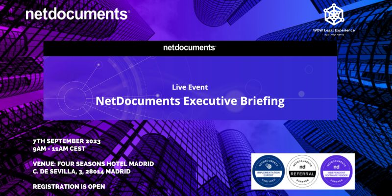 derechopractico's tweet image. ⚡ Conociendo @netdocuments , plataforma en la nube de gestión de contenidos legales. ¡Dentro vídeo!

🗓 ¡Y toma nota! 7 de septiembre en Madrid, una mañana de innovación y networking en el NetDocuments Executive Briefing.

¿Quieres saber más? 👇 👇 👇
derechopractico.es/conociendo-net…