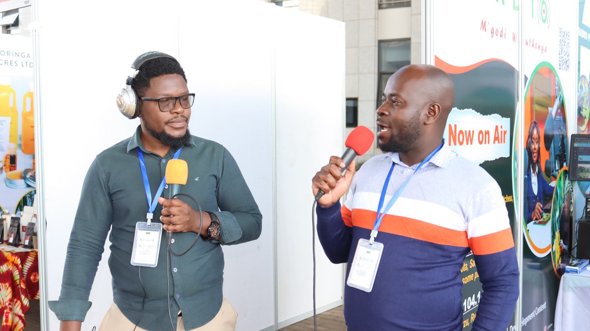 Farm Radio Trust (@farmradiomw) on Twitter photo The Guest of Honour at the two day Malawi Agricultural Productivity and Commercialisation Conference, Hon Simplex Chithyola-Banda visited <a href="/FarmRadioMw/">Farm Radio Trust</a> pavilion at the Bingu International Convention Centre in Lilongwe, where Mlimi Radio is covering the event live #trade The Guest of Honour at the two day Malawi Agricultural Productivity and Commercialisation Conference, Hon Simplex Chithyola-Banda visited <a href="/FarmRadioMw/">Farm Radio Trust</a> pavilion at the Bingu International Convention Centre in Lilongwe, where Mlimi Radio is covering the event live #trade