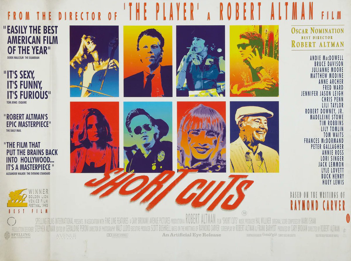 Ce grand film de Robert Altman avec Robert Downey Jr., Julianne Moore, Jack Lemmon Tim Robbins... était présenté il y a 30 ans à la Mostra de Venise ! ✨