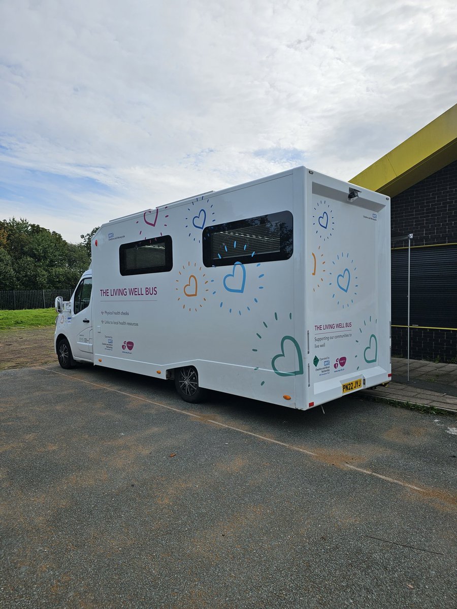 The Living Well Bus is here today at Rhys Jones Community Centre 👨‍⚕️

Spread the word and get your health checked‼️