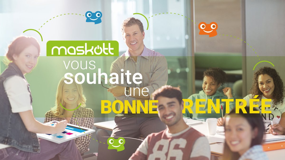 Maskott_Europe's tweet photo. Maskott souhaite une très bonne #RentreeScolaire aux personnels de l’Éducation nationale ainsi qu'à tous les élèves petits et grands !
👋C'est le moment de vérifier si #Tactileo, les collections #Maskott & #TNE sont bien affectés dans votre médiacentre #ENT via le @GAR_education https://t.co/TzPu9gc8MS
