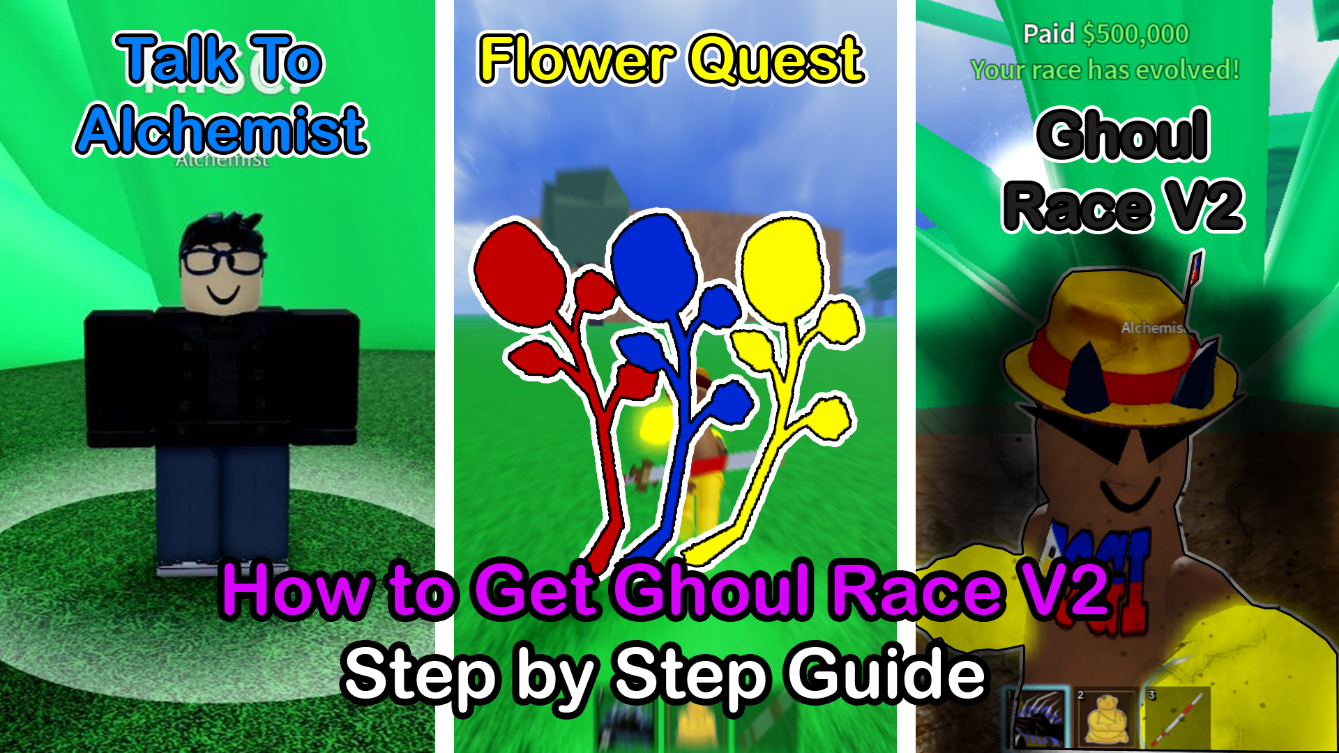 How to get the Ghoul Race in Blox Fruits! *EASY* 