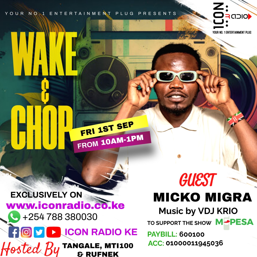 MigraMicko's tweet photo. Friday we make it Iconic pale @iconradioke 
Let's make it a DFD ✅
#JINGLI https://t.co/8dOcVvA0QW