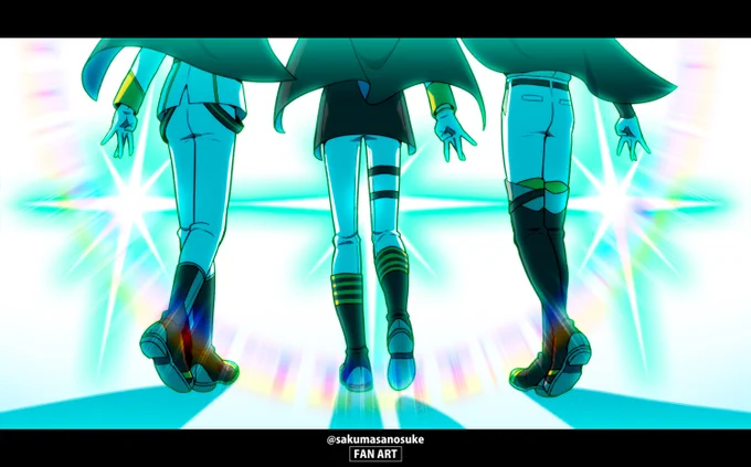 #今月描いたイラストを晒そう 先月分を取り上げていなかったのでまとめてしまいます。ファンアートとラクガキ2点。 